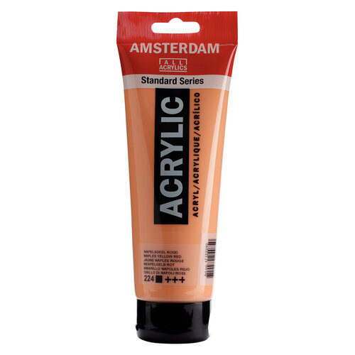 Royal Talens Amsterdam Standard Series Acrylverf Tube 250 ml - Napelsgeel Rood 224
