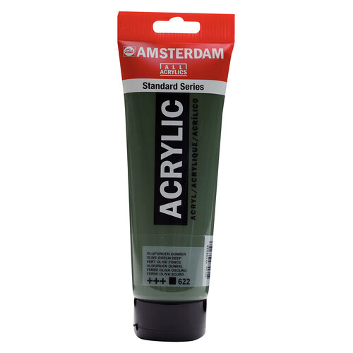 Royal Talens Amsterdam Standard Series Acrylverf Tube 250 ml - Olijfgroen Donker 622