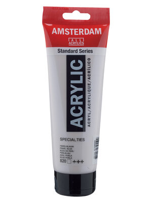 Royal Talens Amsterdam Standard Series Acrylverf Tube 250 ml - Parelblauw 820 Royal Talens Amsterdam Standard Series Acrylverf Tube 250 ml - Parelblauw 820