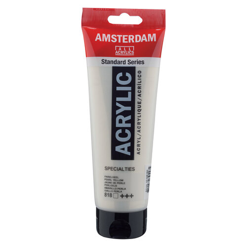 Royal Talens Amsterdam Standard Series Acrylverf Tube 250 ml - Parelgeel 818 Royal Talens Amsterdam Standard Series Acrylverf Tube 250 ml - Parelgeel 818