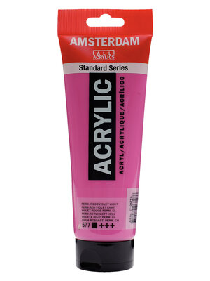 Royal Talens Amsterdam Standard Series Acrylverf Tube 250 ml - Permanentroodviolet Licht 577
