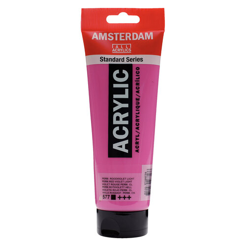 Royal Talens Amsterdam Standard Series Acrylverf Tube 250 ml - Permanentroodviolet Licht 577