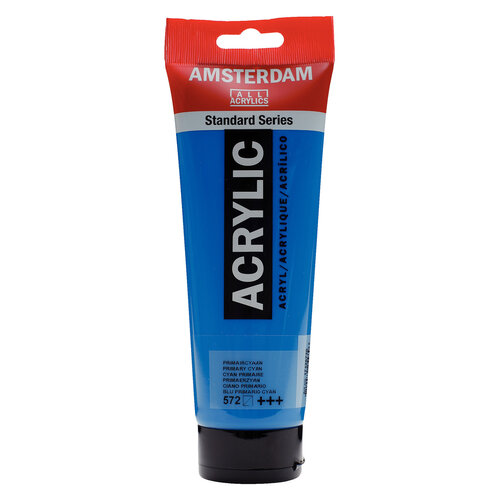 Royal Talens Amsterdam Standard Series Acrylverf Tube 250 ml - Primaircyaan 572