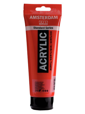 Royal Talens Amsterdam Standard Series Acrylverf Tube 250 ml - Pyrrolerood 315
