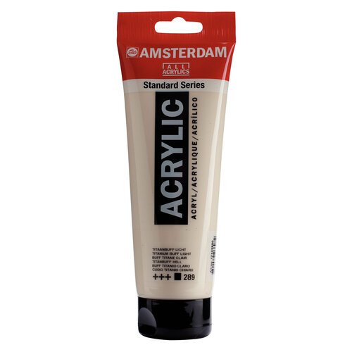 Royal Talens Amsterdam Standard Series Acrylverf Tube 250 ml - Titaanbuff Licht 289