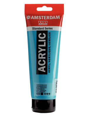 Royal Talens Amsterdam Standard Series Acrylverf Tube 250 ml - Turkooisblauw 522