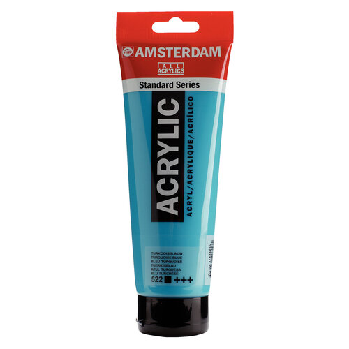 Royal Talens Amsterdam Standard Series Acrylverf Tube 250 ml - Turkooisblauw 522