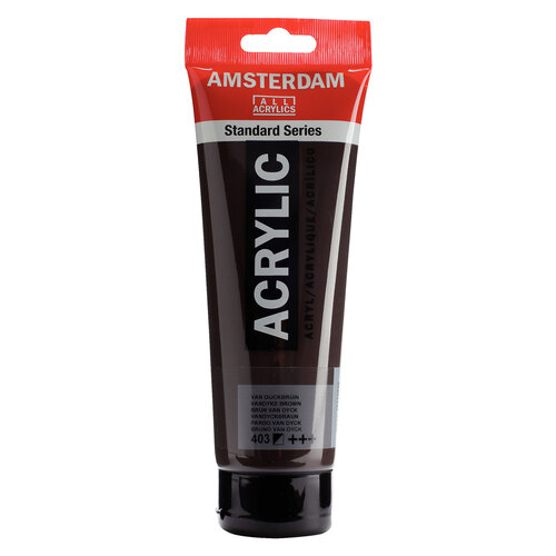 Royal Talens Amsterdam Standard Series Acrylverf Tube 250 ml - Van Dijckbruin 403