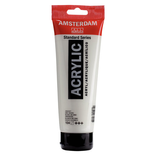 Royal Talens Amsterdam Standard Series Acrylverf Tube 250 ml - Zinkwit 104
