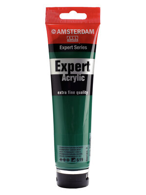 Royal Talens Amsterdam Expert Series Acrylverf Tube 150 ml - Permanentgroen Donker 619