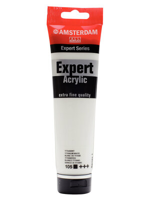 Royal Talens Expert Series Acrylverf - 150 ml - Titaanwit 105 Royal Talens Expert Series Acrylverf - 150 ml - Titaanwit 105