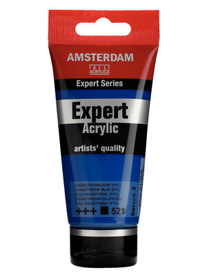 Royal Talens Amsterdam Expert Series Acrylverf Tube 75 ml - Indantreenblauw (Phtalo) 521 Royal Talens Amsterdam Expert Series Acrylverf Tube 75 ml - Indantreenblauw (Phtalo) 521