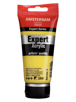 Royal Talens Amsterdam Expert Series Acrylverf Tube 75 ml - Permanent Citroengeel 254