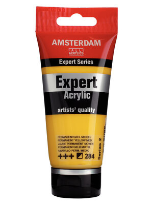 Royal Talens Amsterdam Expert Series Acrylverf Tube 75 ml - Permanentgeel Middel 284 Royal Talens Amsterdam Expert Series Acrylverf Tube 75 ml - Permanentgeel Middel 284