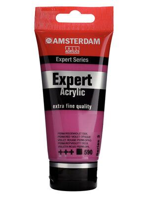 Royal Talens Amsterdam Expert Series Acrylverf Tube 75 ml - Permanentroodviolet Dekkend 590 Royal Talens Amsterdam Expert Series Acrylverf Tube 75 ml - Permanentroodviolet Dekkend 590