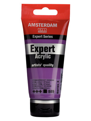 Royal Talens Amsterdam Expert Series Acrylverf Tube 75 ml - Permanentviolet Dekkend 589