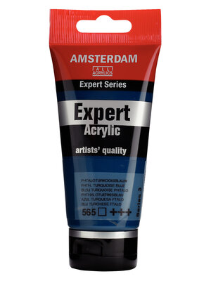 Royal Talens Amsterdam Expert Series Acrylverf Tube 75 ml - Phtaloturkooisblauw 565 Royal Talens Amsterdam Expert Series Acrylverf Tube 75 ml - Phtaloturkooisblauw 565