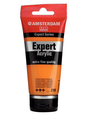 Royal Talens Amsterdam Expert Series Acrylverf Tube 75 ml - Transparantoranje 218