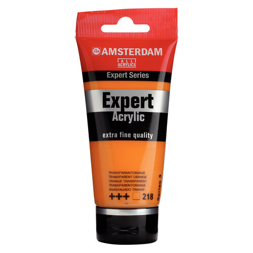 Royal Talens Amsterdam Expert Series Acrylverf Tube 75 ml - Transparantoranje 218