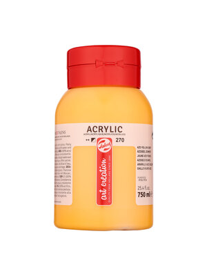 Royal Talens Acrylverf - 750 ml - Azogeel Donker 270 Royal Talens Acrylverf - 750 ml - Azogeel Donker 270