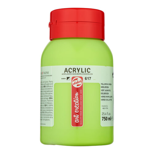 Royal Talens Talens Art Creation Acrylverf Pot 750 ml - Geelgroen 617