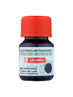 Royal Talens Glas & Porselein - 30 ml - Indigoblauw 5029 - Transparant Royal Talens Glas & Porselein - 30 ml - Indigoblauw 5029 - Transparant