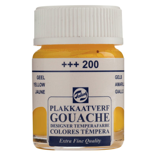 Talens Gouache Extra Fine Quality Fles 16 ml - Geel 200 Talens Gouache Extra Fine Quality Fles 16 ml - Geel 200