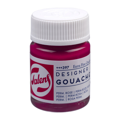 Talens Gouache Extra Fine Quality Fles 16 ml - Permanentroze (Magenta) 397 Talens Gouache Extra Fine Quality Fles 16 ml - Permanentroze (Magenta) 397