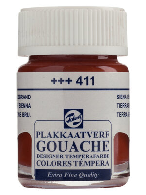 Talens Gouache Extra Fine - 16 ml - Sienna Gebrand 411 Talens Gouache Extra Fine - 16 ml - Sienna Gebrand 411