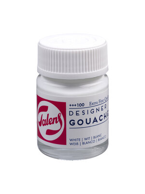 Talens Gouache Extra Fine - 16 ml - Wit 100 Talens Gouache Extra Fine - 16 ml - Wit 100
