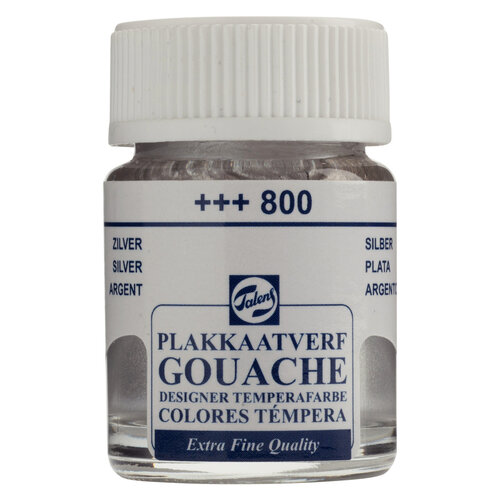 Talens Gouache Extra Fine Quality Fles 16 ml - Zilver 800 Talens Gouache Extra Fine Quality Fles 16 ml - Zilver 800