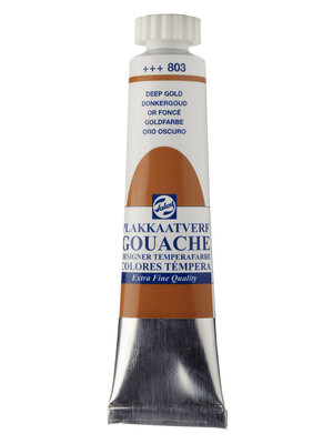 Talens Gouache Extra Fine - 20 ml - Donkergoud 803 Talens Gouache Extra Fine - 20 ml - Donkergoud 803