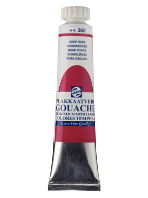 Talens Gouache Extra Fine Quality Tube 20 ml - Donkerroze 362
