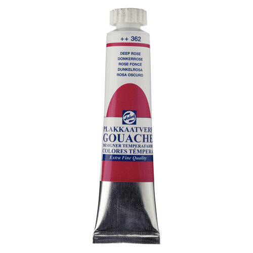 Talens Gouache Extra Fine Quality Tube 20 ml - Donkerroze 362 Talens Gouache Extra Fine Quality Tube 20 ml - Donkerroze 362