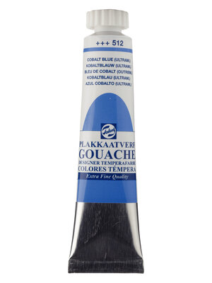 Talens Gouache Extra Fine - 20 ml - Kobaltblauw (Ultramarijn) 512 Talens Gouache Extra Fine - 20 ml - Kobaltblauw (Ultramarijn) 512