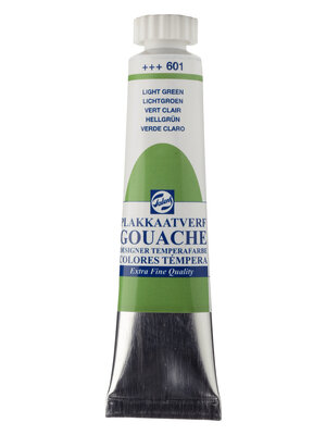 Talens Gouache Extra Fine - 20 ml - Lichtgroen 601 Talens Gouache Extra Fine - 20 ml - Lichtgroen 601