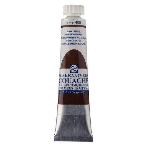 Talens Gouache Extra Fine Quality Tube 20 ml - Omber Naturel 408 Talens Gouache Extra Fine Quality Tube 20 ml - Omber Naturel 408