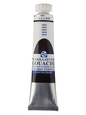 Talens Gouache Extra Fine Quality Tube 20 ml - Sepia 416