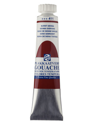 Talens Gouache Extra Fine - 20 ml - Sienna Gebrand 411 Talens Gouache Extra Fine - 20 ml - Sienna Gebrand 411
