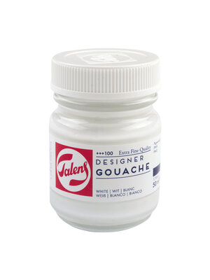 Talens Gouache Extra Fine Quality Fles 50 ml - Wit 100