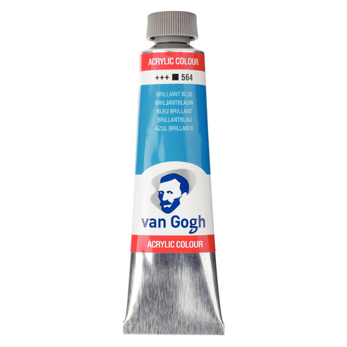 Van Gogh Acrylverf Tube 40 ml - Briljantblauw 564 Van Gogh Acrylverf Tube 40 ml - Briljantblauw 564