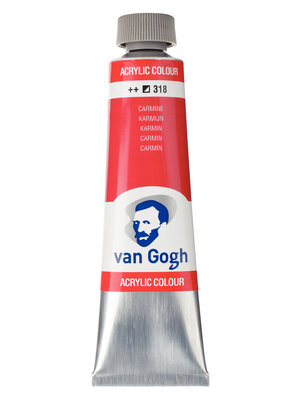 Van Gogh Acrylverf - 40 ml - Karmijn 318 Van Gogh Acrylverf - 40 ml - Karmijn 318