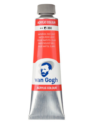 Van Gogh Acrylverf - 40 ml - Naftolrood Licht 398 Van Gogh Acrylverf - 40 ml - Naftolrood Licht 398