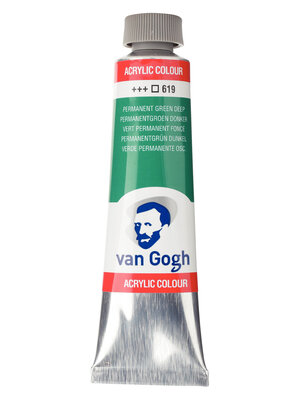Van Gogh Acrylverf - 40 ml - Permanentgroen Donker 619