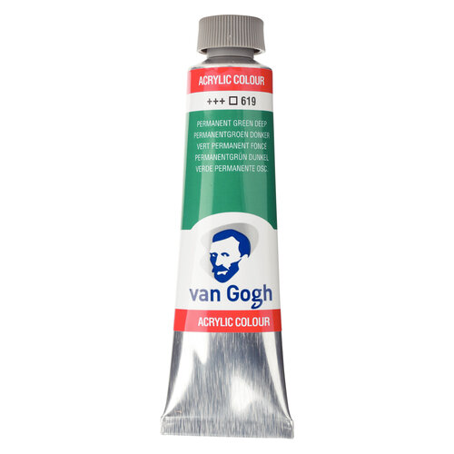 Van Gogh Acrylverf Tube 40 ml - Permanentgroen Donker 619