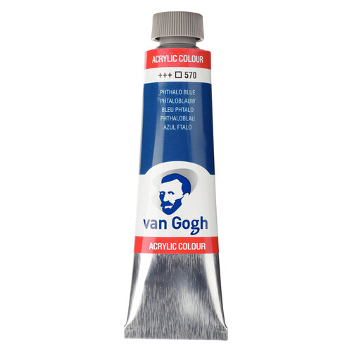 Van Gogh Acrylverf Tube 40 ml - Phtaloblauw (Primair) 570 Van Gogh Acrylverf Tube 40 ml - Phtaloblauw (Primair) 570