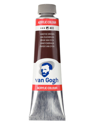 Van Gogh Acrylverf - 40 ml - Van Dijckbruin 403 Van Gogh Acrylverf - 40 ml - Van Dijckbruin 403