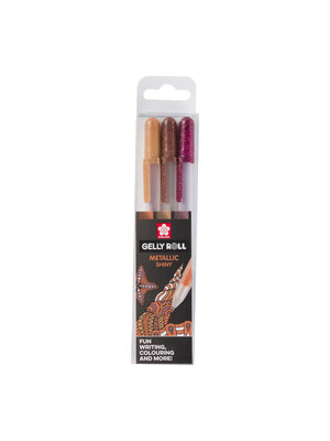 Sakura Gelly Roll Metallic Set - 3 Gelpennen - Nature