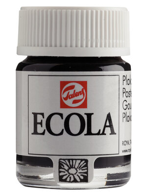 Plakkaatverf Fles 16 ml - Zwart 700