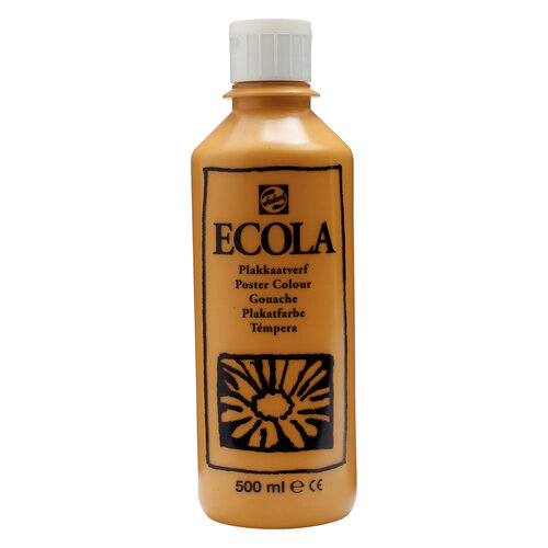 Plakkaatverf Fles 500 ml - Gele Oker 227
